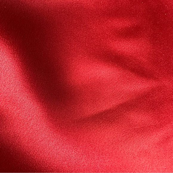 NWT Garage Red Satin Formal Dress - Picture 3 of 5
